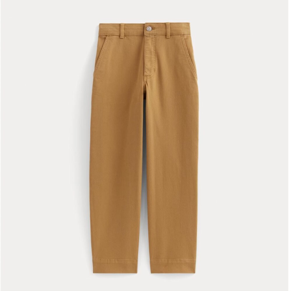 Everlane The Utility Straight-Leg Pant - 4 - Oak Brown